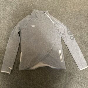Umbro Light Gray Zip Pullover